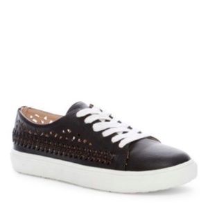 Sam Edelman Raina Black Lace-up Sneaker